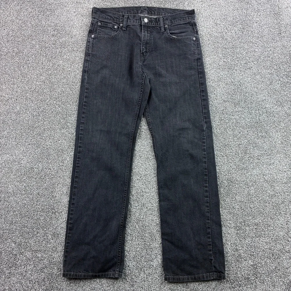 Vintage Y2K Levi's 569 Jeans Mens 30x32 Black Loose Straight Baggy Fit Skater